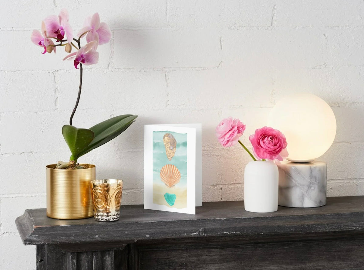 Beach Treasures Greeting Card