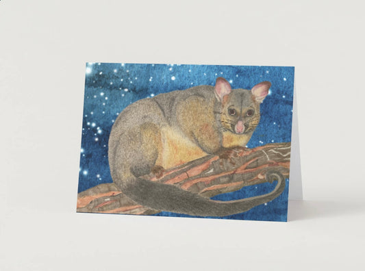Possum Greeting Card