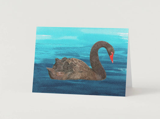 Black Swan Greeting Card