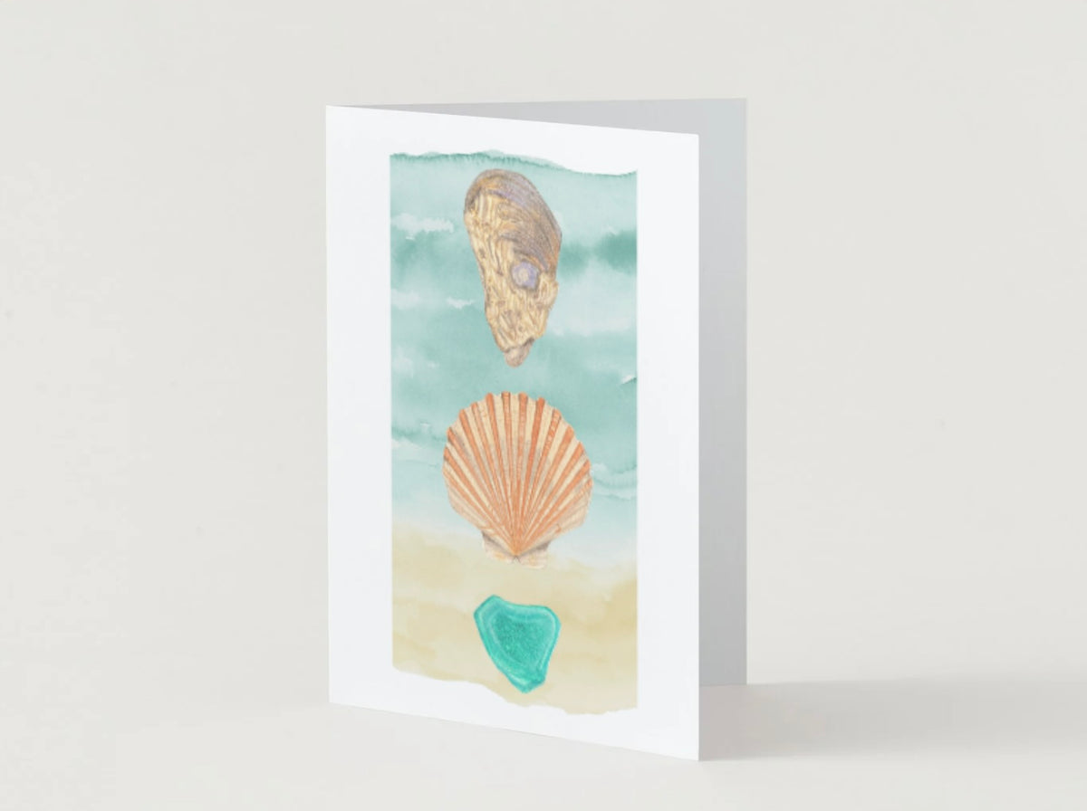 Beach Treasures Greeting Card
