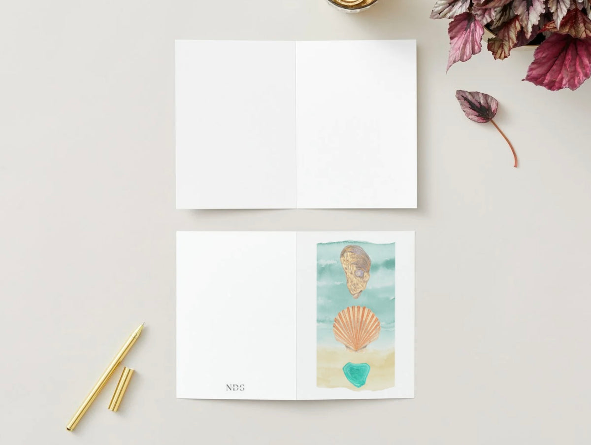 Beach Treasures Greeting Card