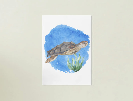 Green Sea Turtle Art Print